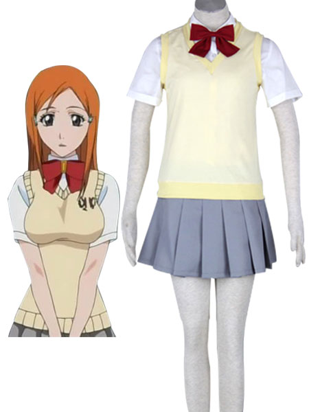 Bleach Karakura High School Girl s Summer School Uniform Cosplay Costumes